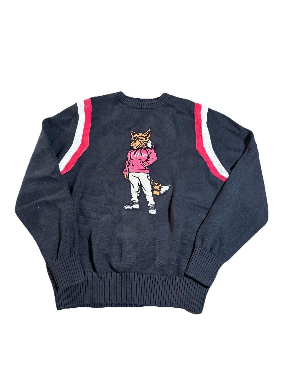 Akoo‎ 2XL Embroidered %100 Cotton  Fox Rare Streetwear Vintage y2k